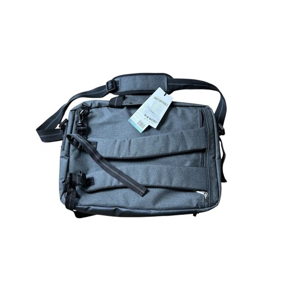 Solo‎ New York Duane Hybrid Briefcase Backpack for 15.6" Laptop Gray NWT - Picture 2 of 11